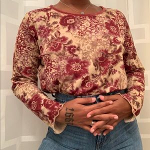 Liz Claiborne Floral Top